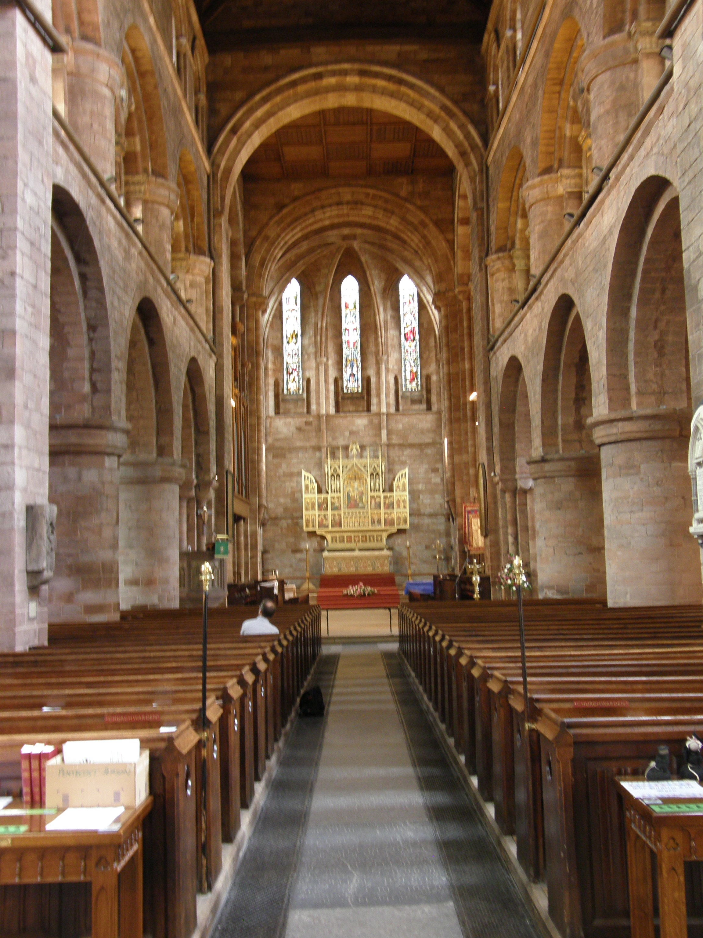 Nave of Shrewsbury Abbey Church