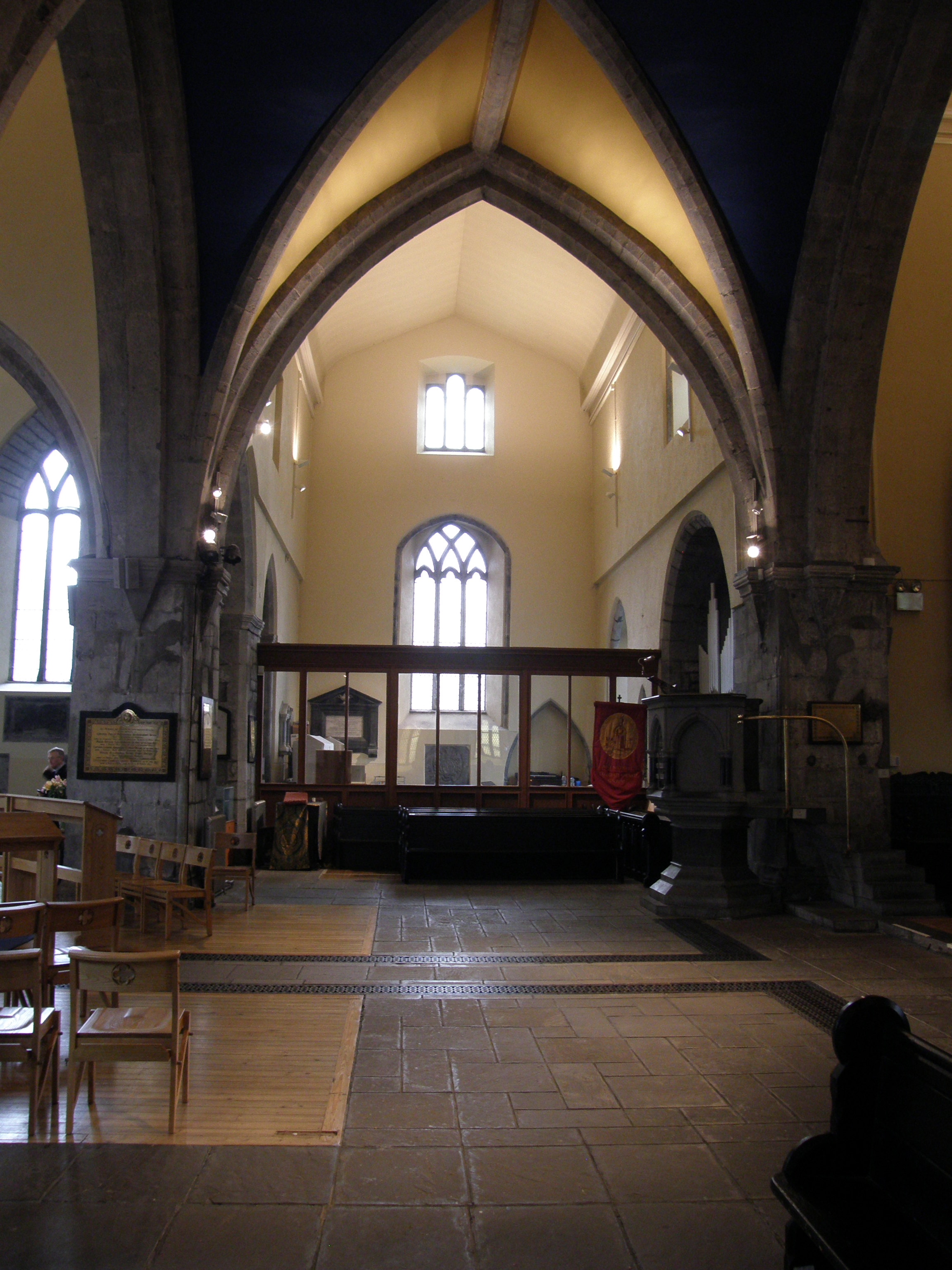 Transept, St. Nicholas Church, Galway (used as choir room)