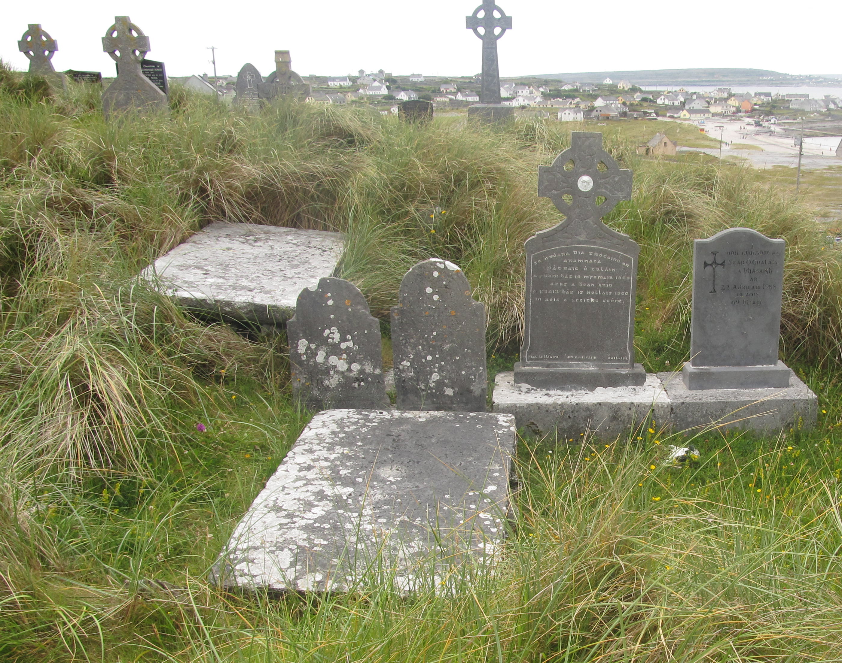 Burial Ground at Teampall Chaomháin, Inis Oírr (photo from Ciara Grogan)