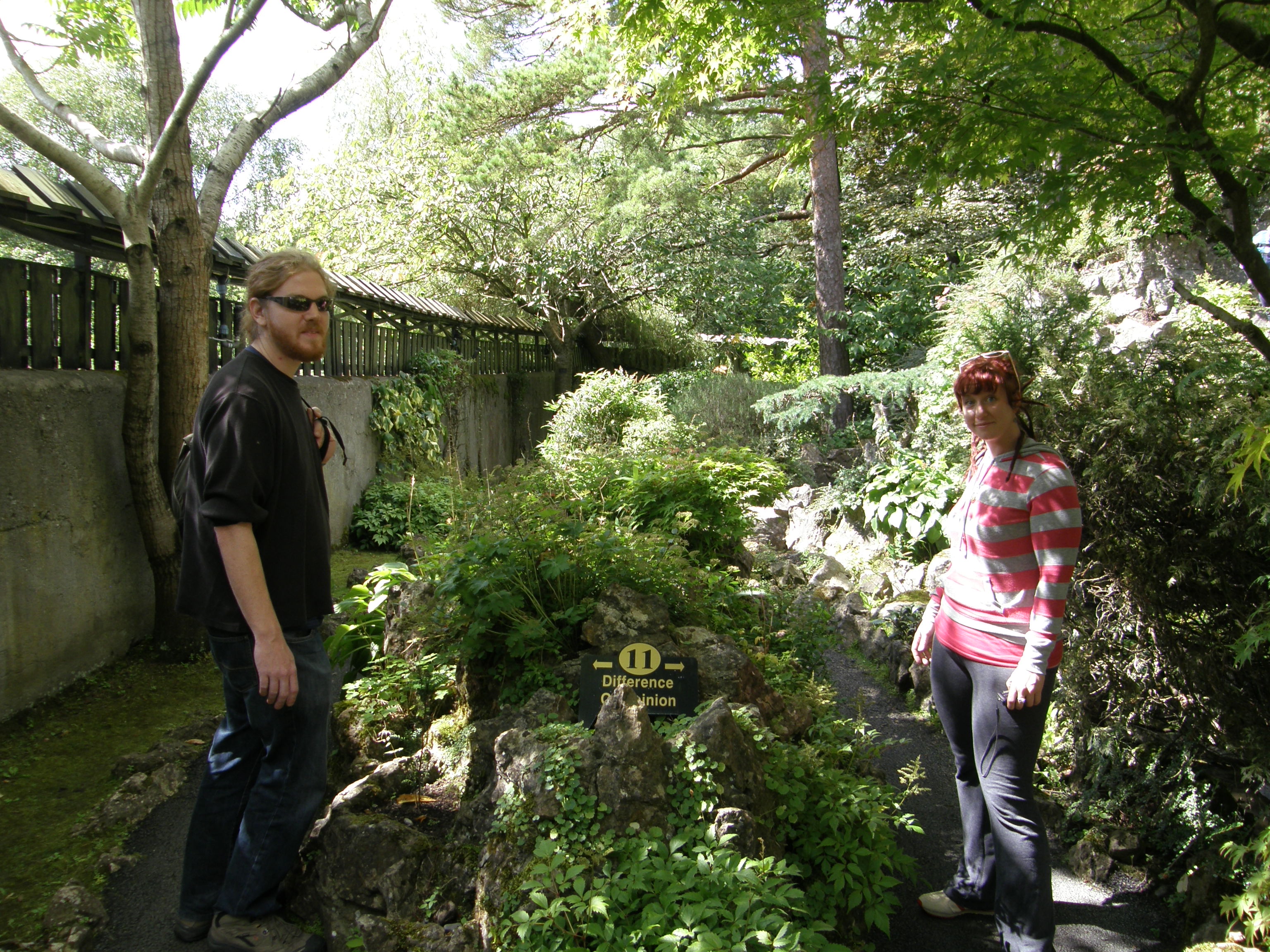 Caitliin & Jeff at the Japanese Garden