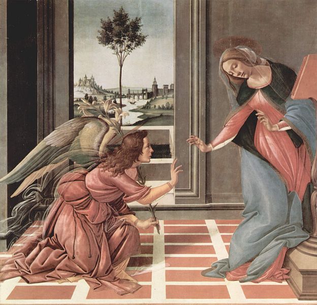 The Annunciation by Sandro Botticelli