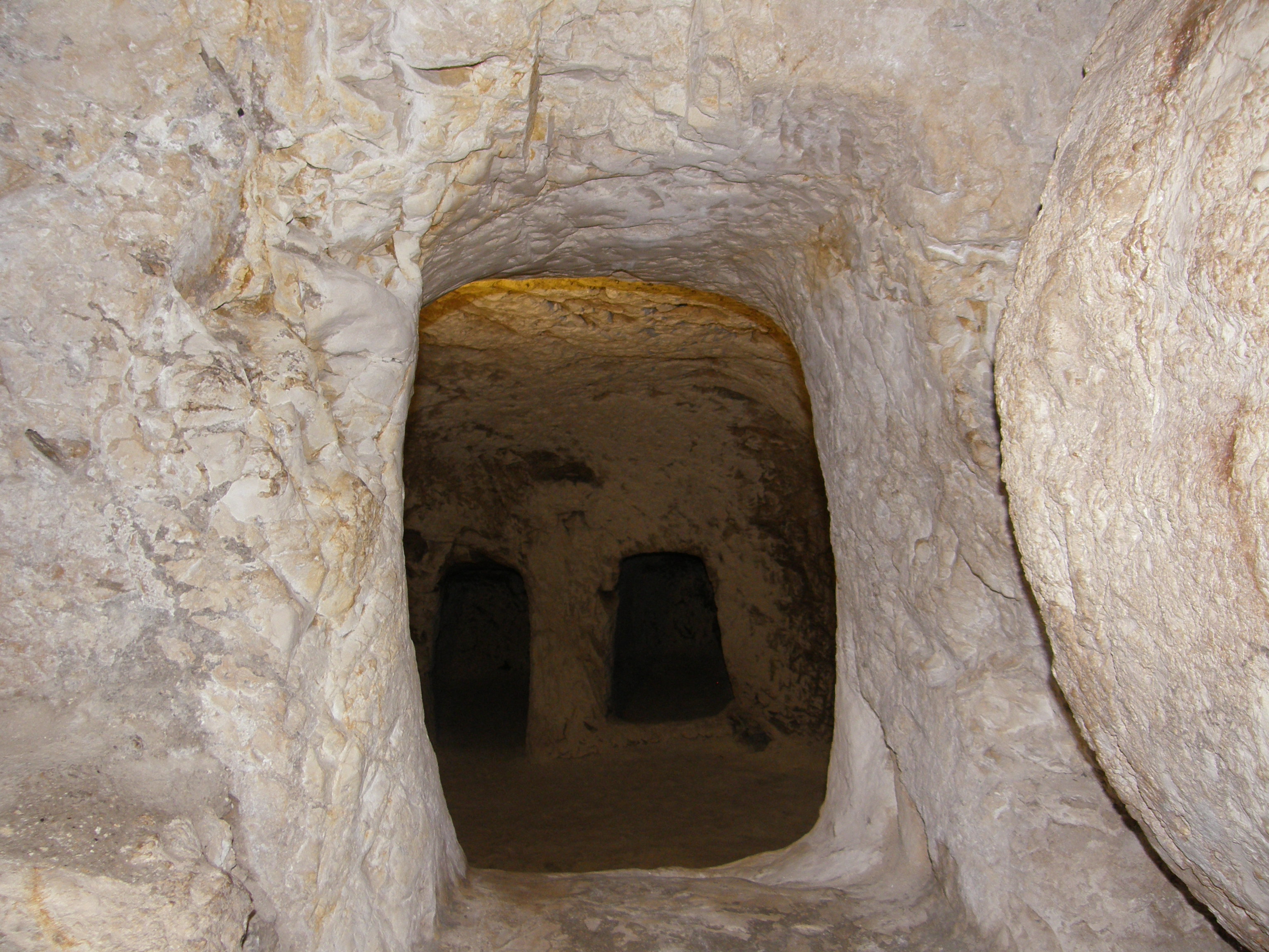 Doorway into Bench Tomb