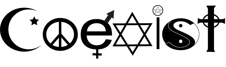 Coexist (with symbols)
